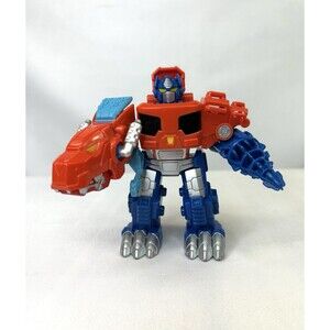 Playskool Heroes Transformers Rescue Bots Dino Optimus Prime T Rex Figure Hasbro